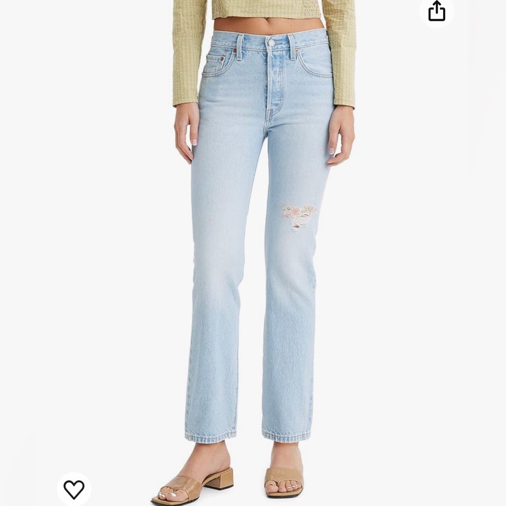 LEVIS 501 150th Anniversary Edition Womens Flora Patch Size 32/30